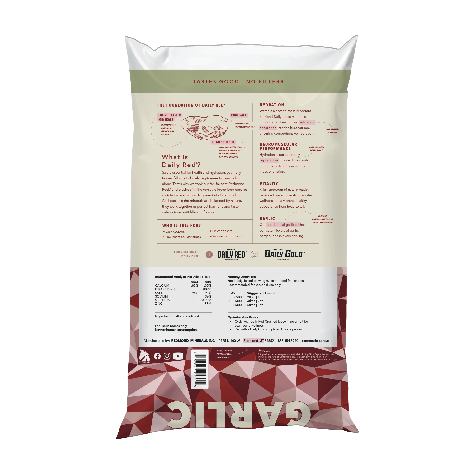 Daily Red® Crushed™ Garlic - Mineral Supplement for Horses - Image 11
